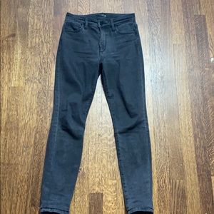 Joe’s Jeans High rise skinny ankle black 26